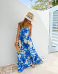 WALKER & WADE Lissy Dress Cobalt Watercolor