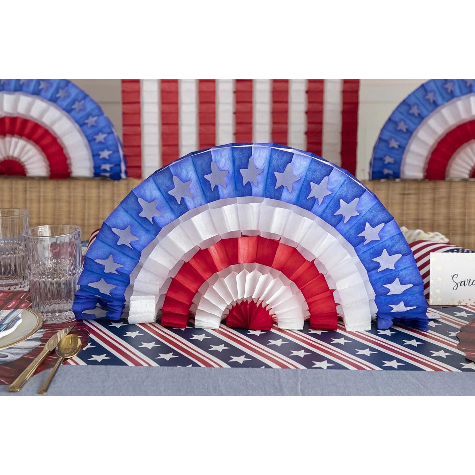 Patriotic Star Fan Large