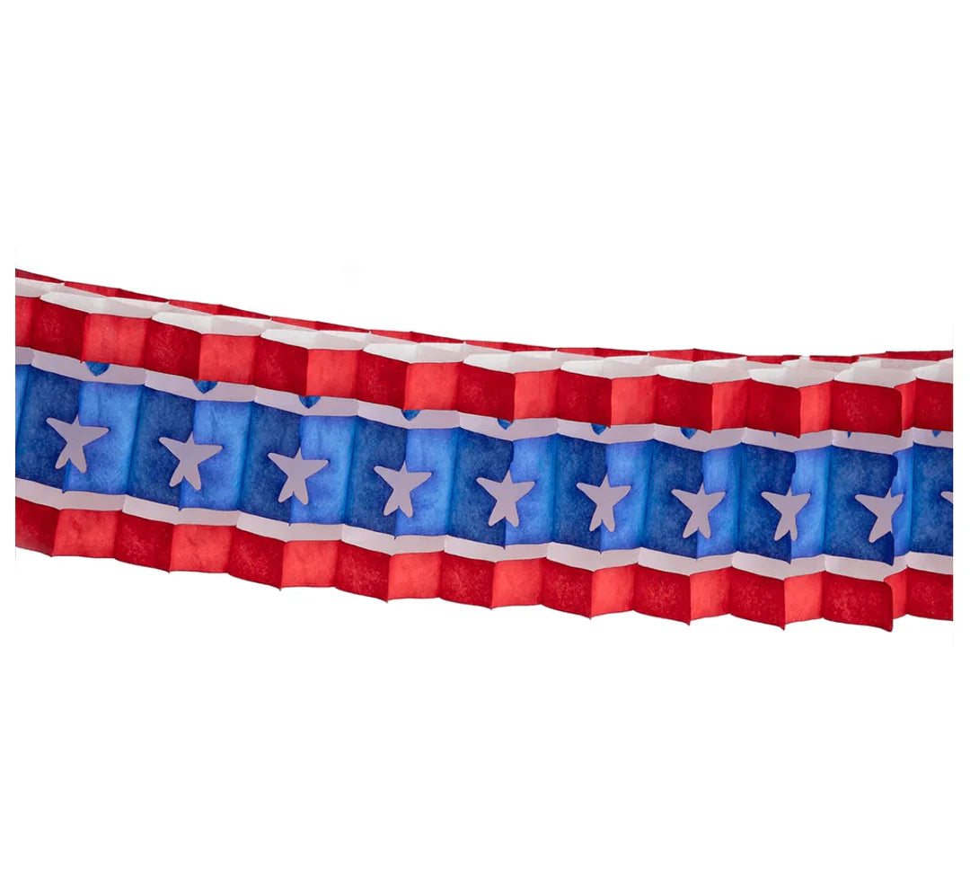 Patriotic Star Garland