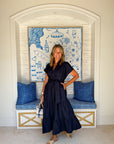 CARYN LAWN Gayle Dress Navy