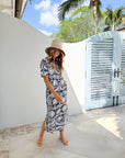 SHERIDAN FRENCH Reese Dress Onyx Jardin
