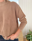FRANK & EILEEN Montecito Sweater Camel