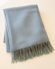 Double Face Classic Woven Throw Sea Glass
