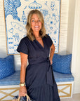 CARYN LAWN Gayle Dress Navy