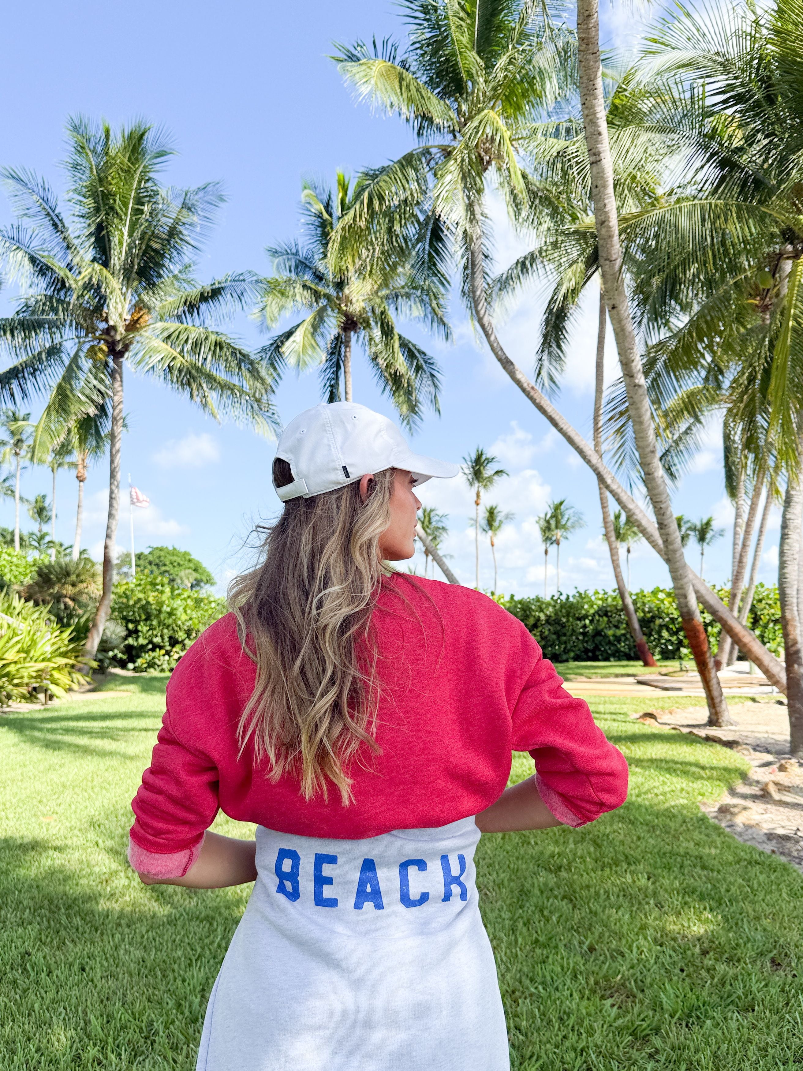 Beach Sweatshirt Light Blue