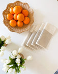 BERTOZZI Rigato Canapa Napkins Set/4