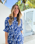 LOLA AUSTRALIA Pina Dress Palmini French Blue