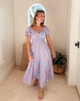 PINK CITY PRINTS Katie Dress Poets Stripe
