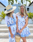 OLIPHANT Cinched Flirty Mini Laguna Blue