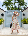 OLIPHANT Belted Shirt Dress Taormina Cream