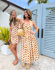 CARA CARA Posie Dress Celeste Spot Ginger