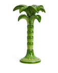 LES OTTOMANS Green Palm Candlestick Medium