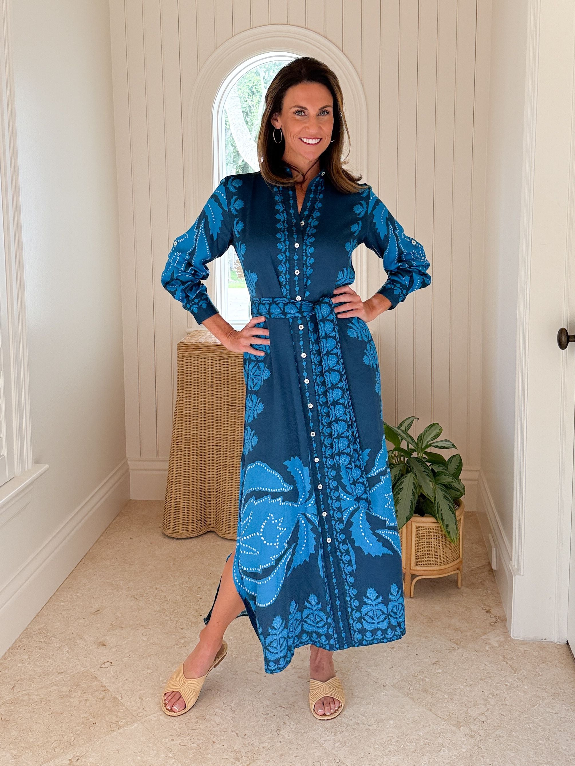 OMIKA Emma Maxi Dress Nikita Atlantic – Matilda's Life Style