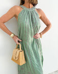 HIHO Mustique Dress Basil