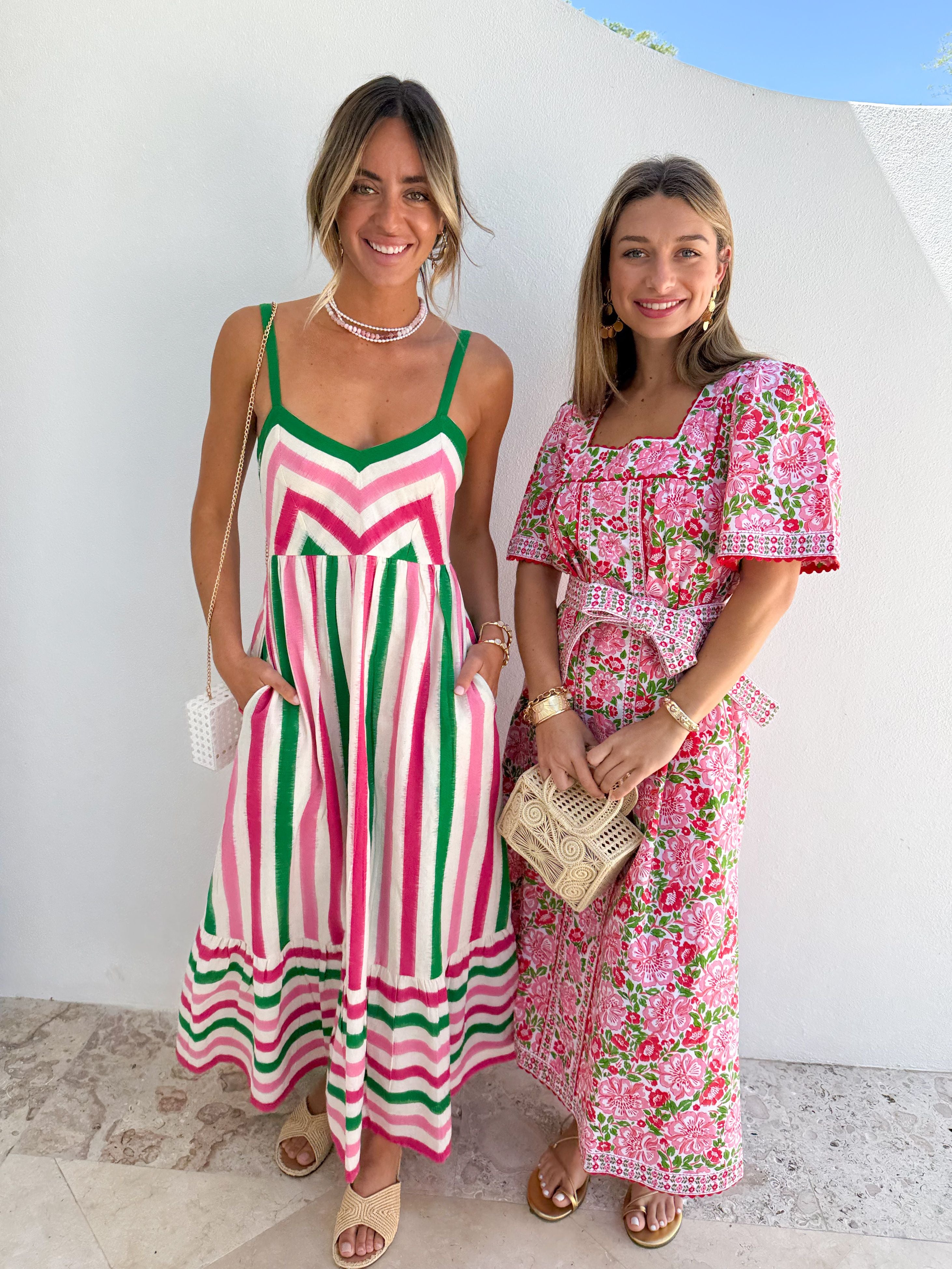 PINK CITY PRINTS Fleur Dress Sweet Hibiscus