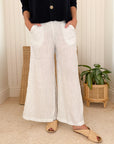 LLEA BLUE Becca Pant White/Blue Stripe