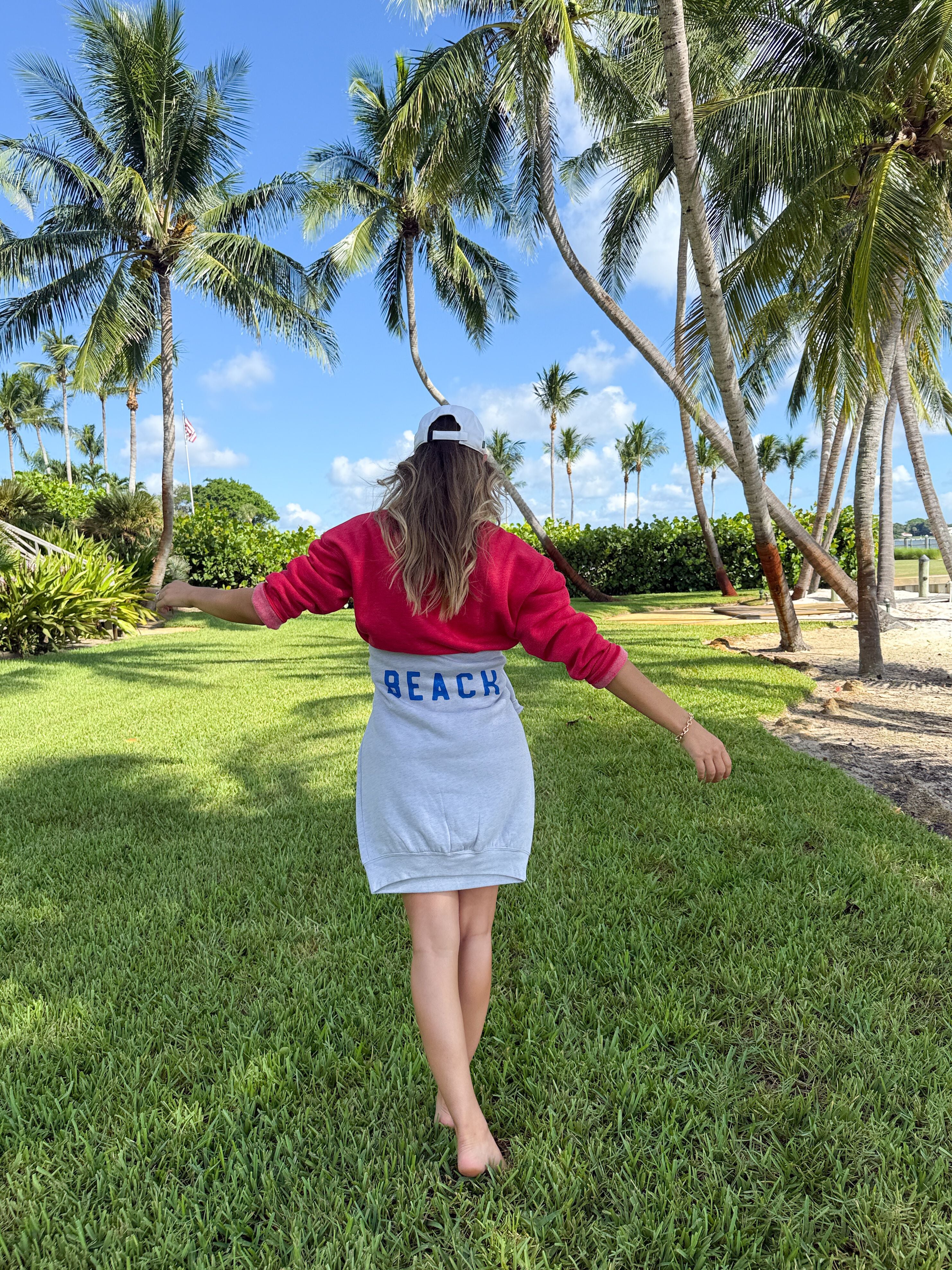 Beach Sweatshirt Light Blue