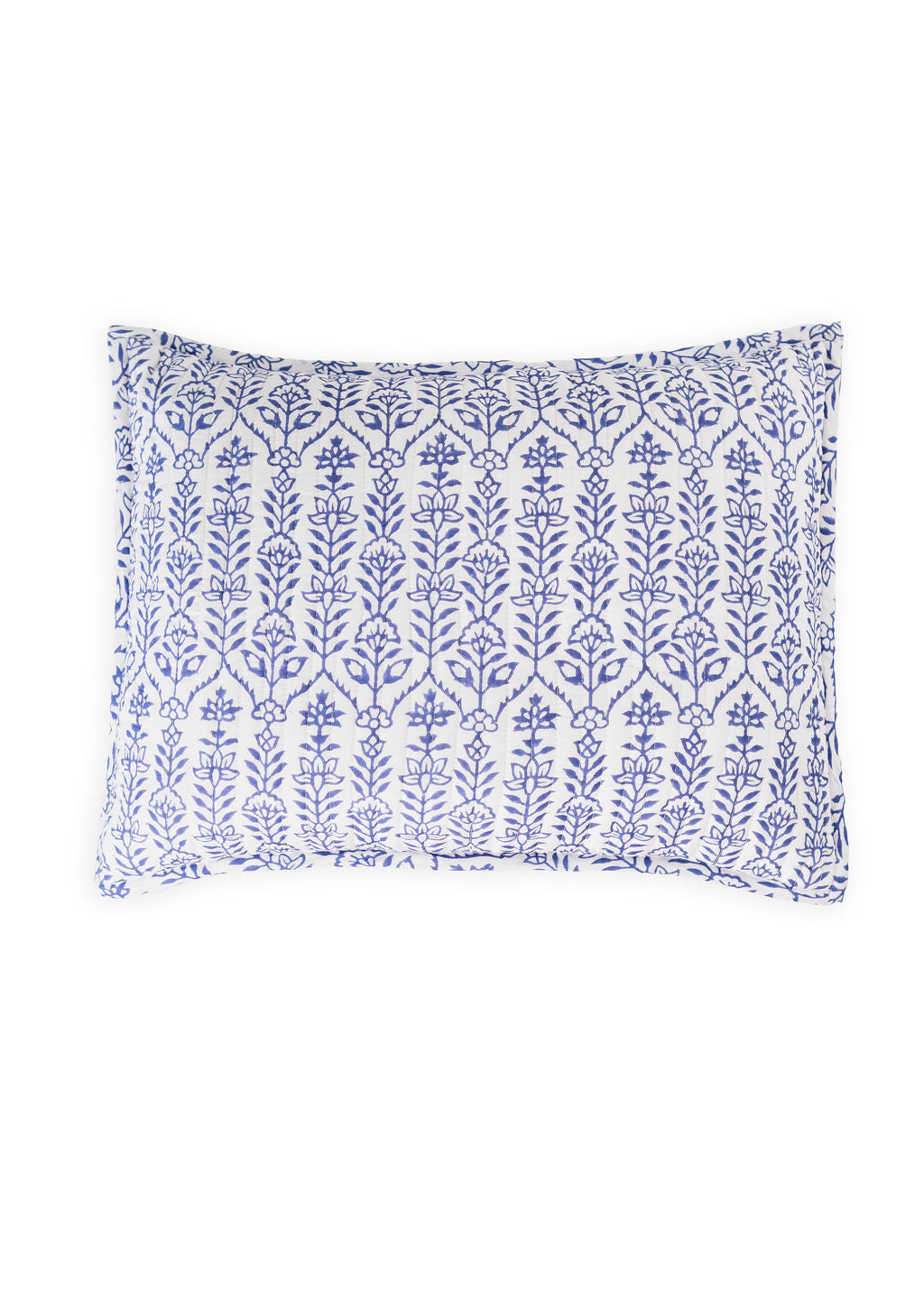 DANA SMALL DESIGNS Sham Flower Row Marine