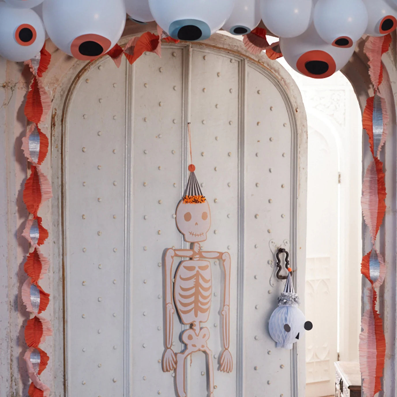 HALLOWEEN Vintage Jointed Skeletons-Set/3