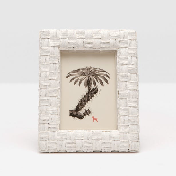 Nassau Frame White Rope 5x7