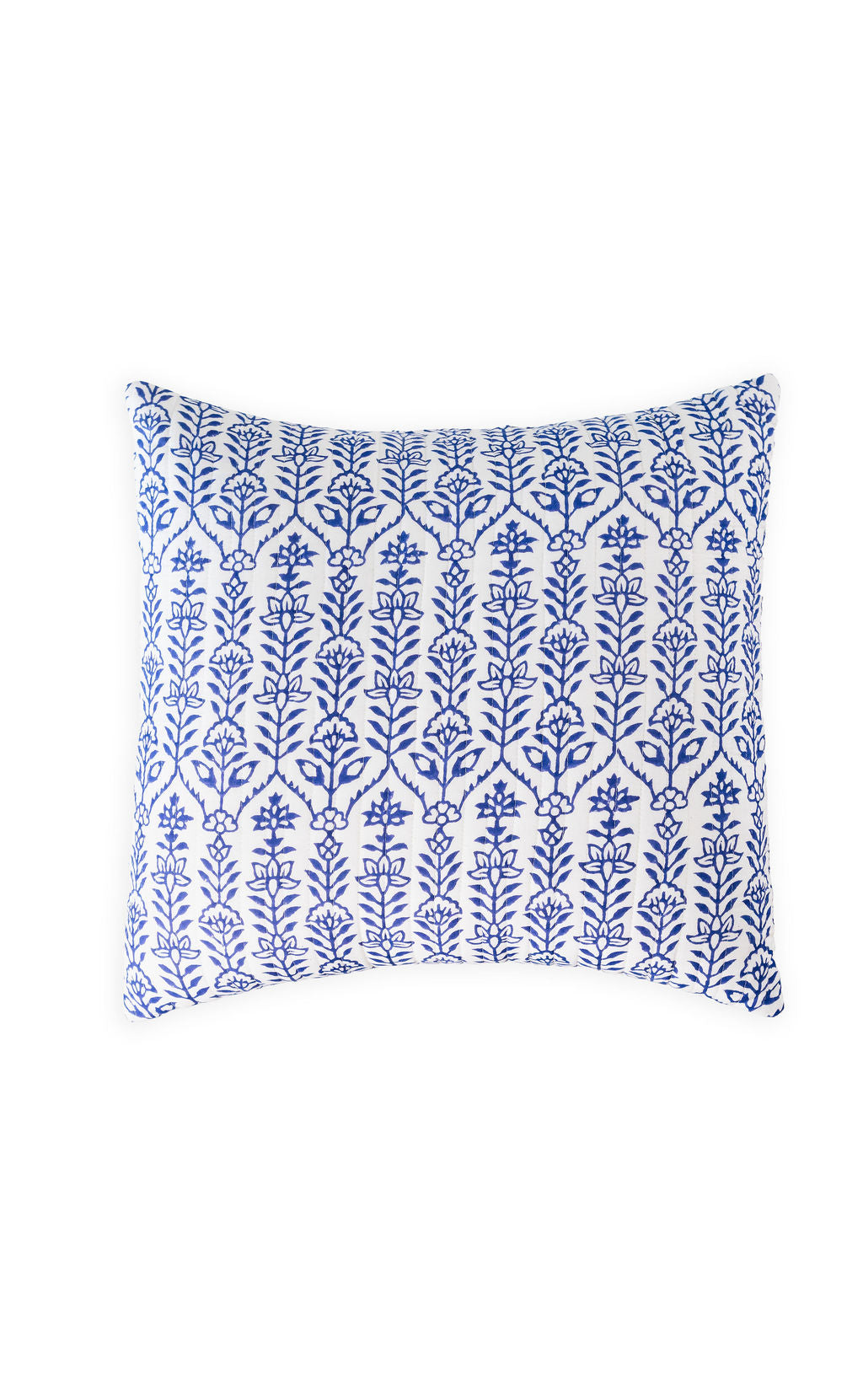 DANA SMALL DESIGNS Throw Pillow Flower Row Marine