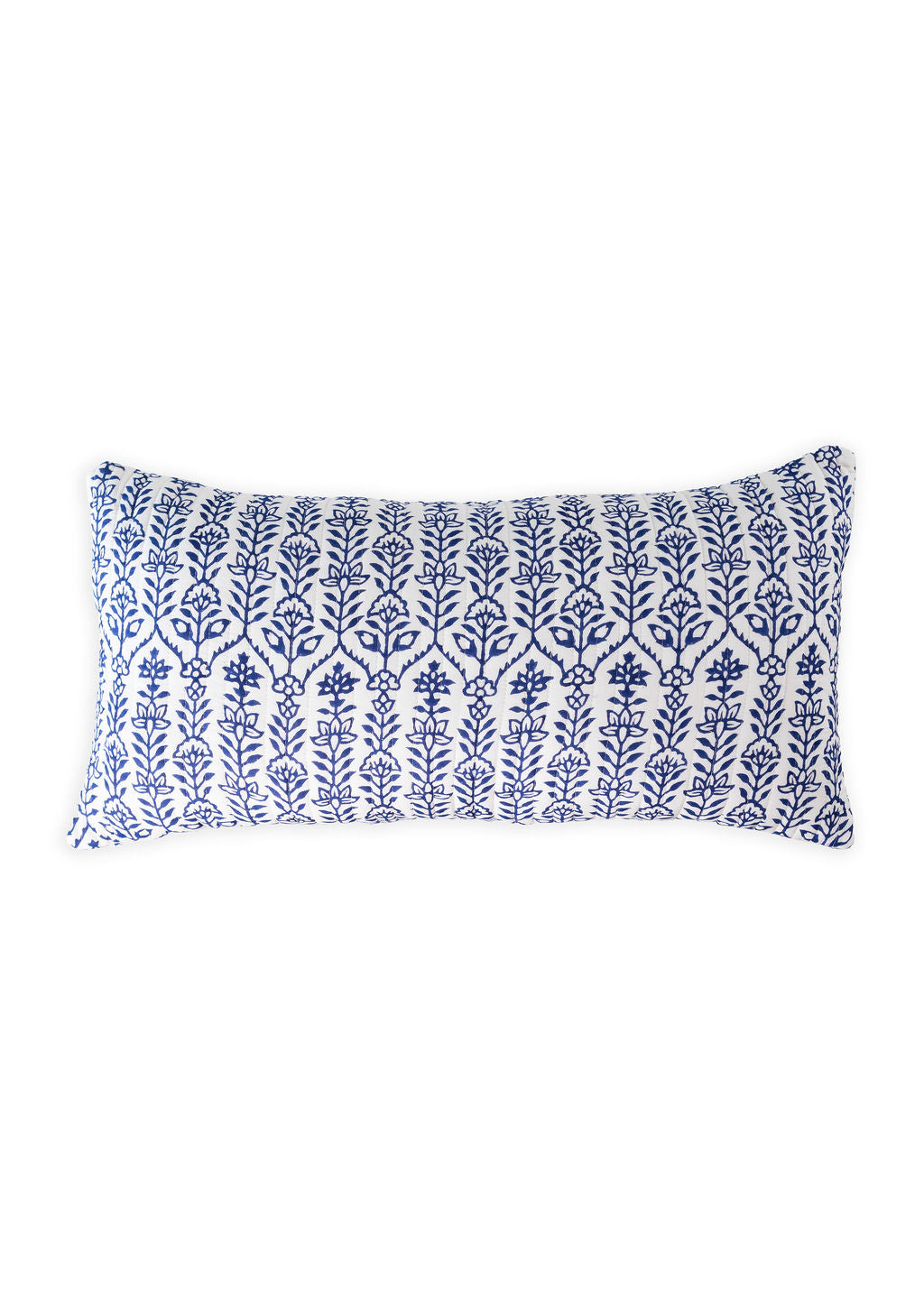 DANA SMALL DESIGNS Throw Pillow Flower Row Marine