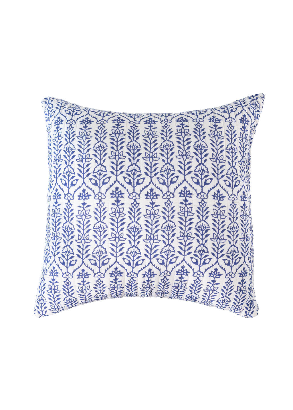 DANA SMALL DESIGNS Throw Pillow Flower Row Marine