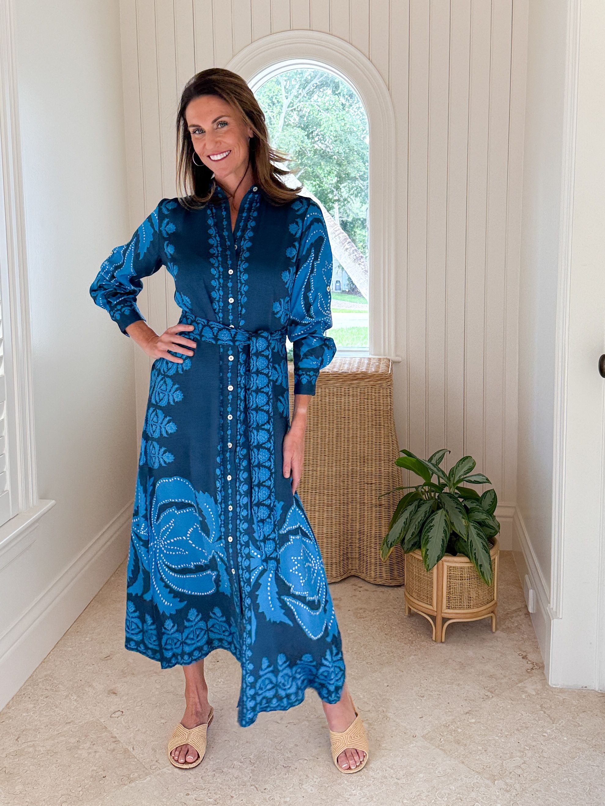 OMIKA Emma Maxi Dress Nikita Atlantic