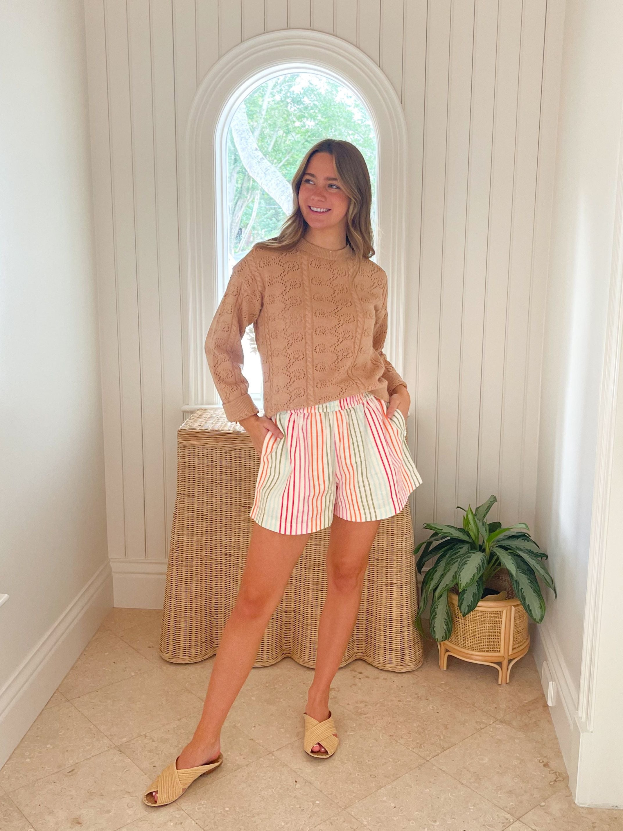 FINAL SALE PALM NOOSA Chalkies Shorts Tulum Stripe
