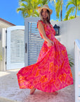 FINAL SALE FEATHER & FIND Star Dancer Maxi Dress Joy Frequency