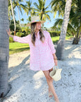 FRAE The Kathy Button Down Shirt Pink Original Block