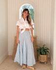 LLEA BLUE Zoey Skirt Chambray