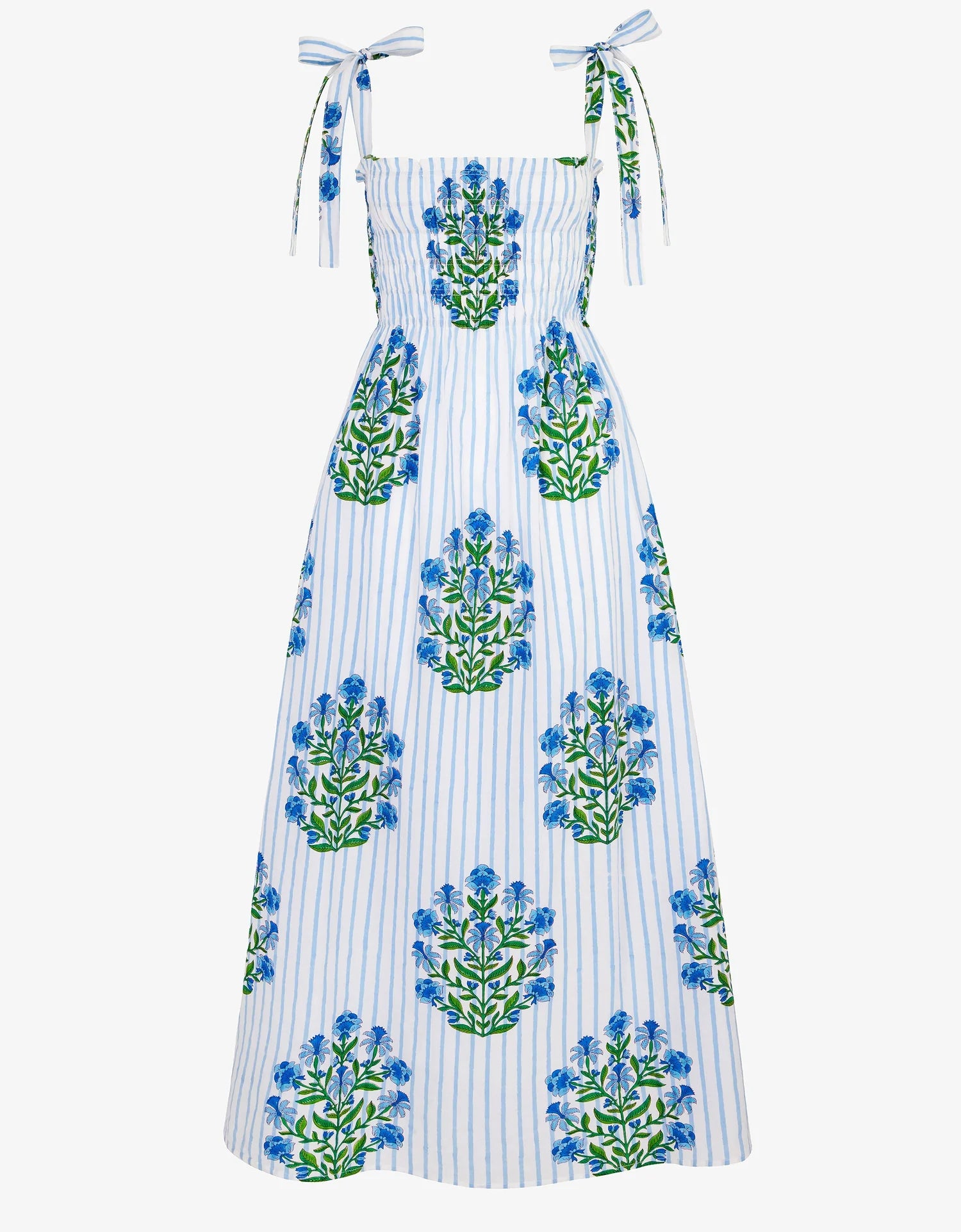 PINK CITY PRINTS Martina Dress Dusk Stripe