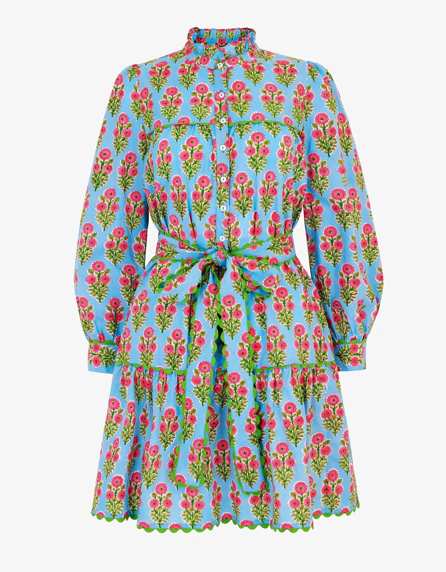 PINK CITY PRINTS Margot Mini Dress Island Buta