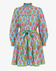 PINK CITY PRINTS Margot Mini Dress Island Buta