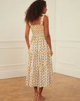 FINAL SALE PINK CITY PRINTS Malaga Dress Sunshine Pineapple
