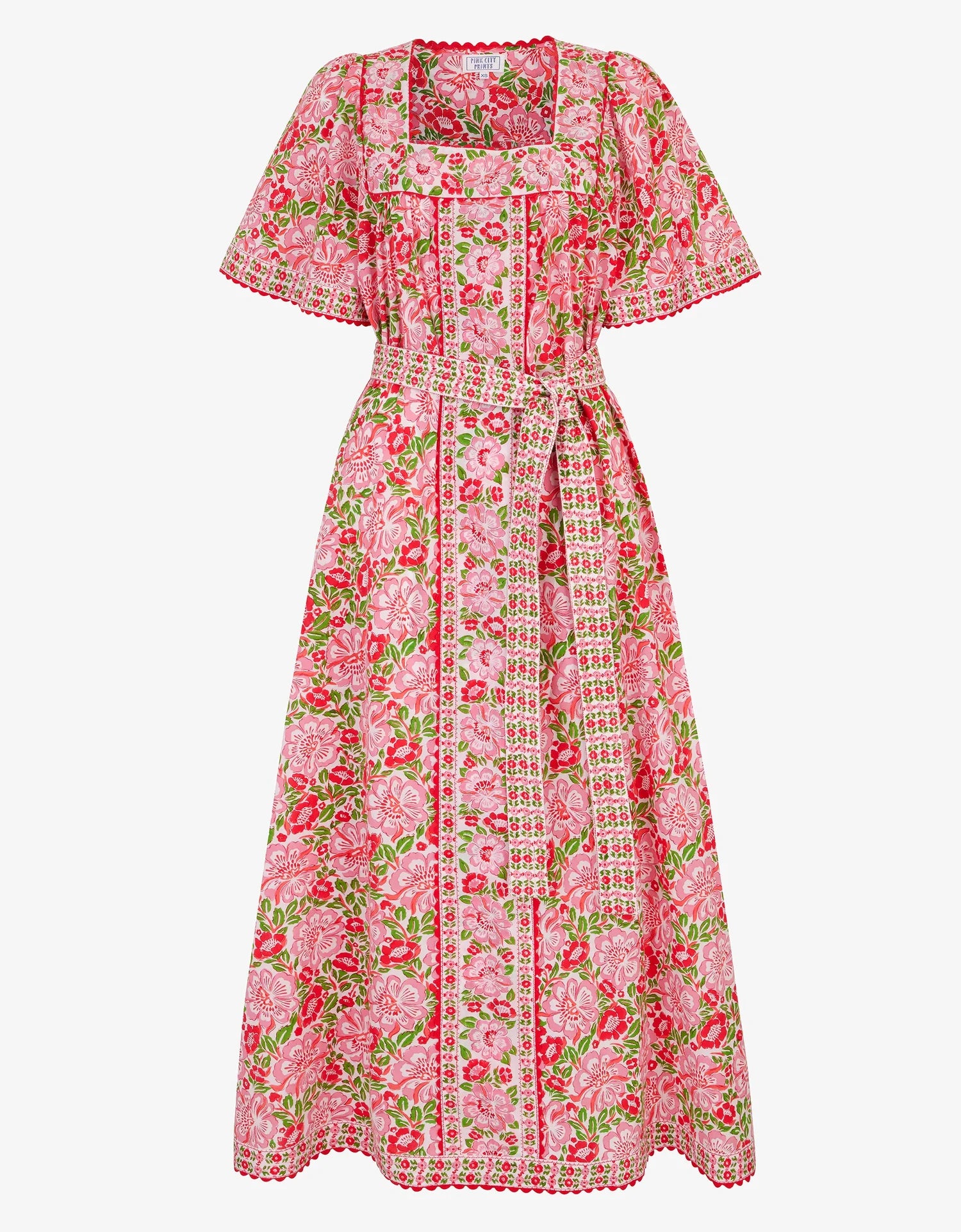 PINK CITY PRINTS Fleur Dress Sweet Hibiscus – Matilda's Life Style