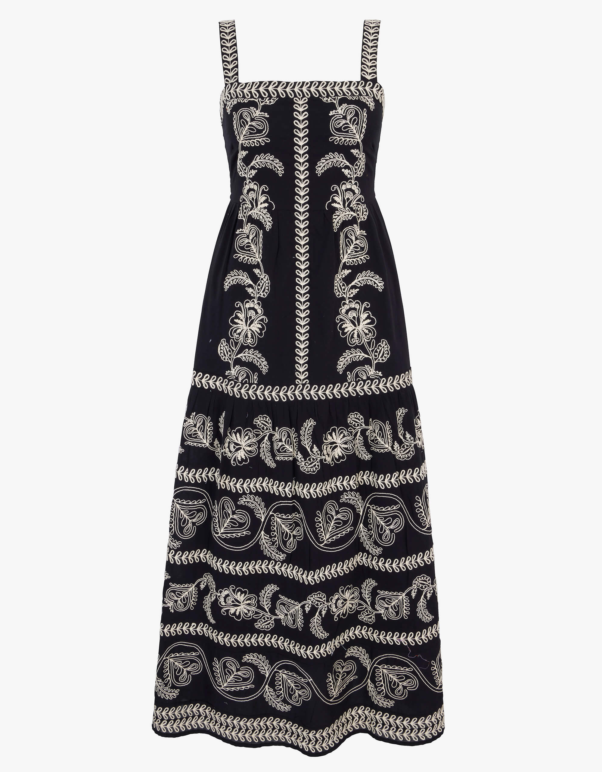 PINK CITY PRINTS Rio Dress Sweetheart Cord Embroidery  Matilda's Life Style