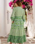 PINK CITY PRINTS Gemma Dress Verdant Botanics