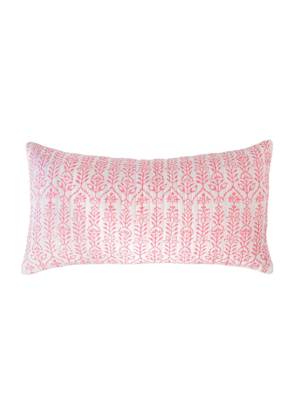 DANA SMALL DESIGNS Throw Pillow Flower Row Pink Lotus