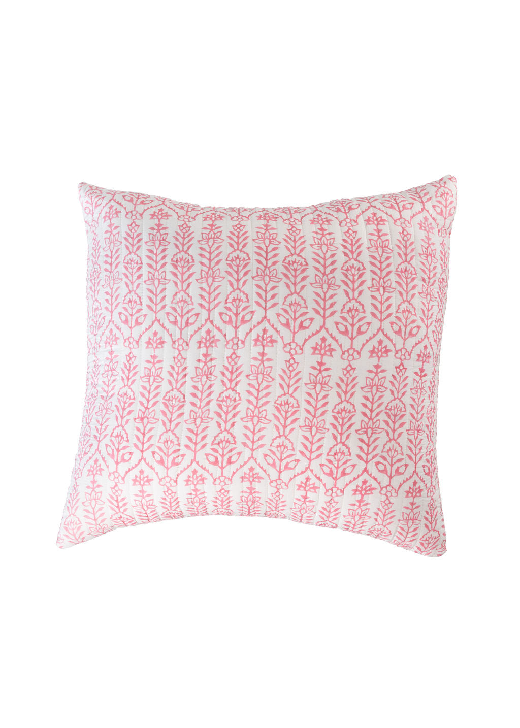 DANA SMALL DESIGNS Throw Pillow Flower Row Pink Lotus