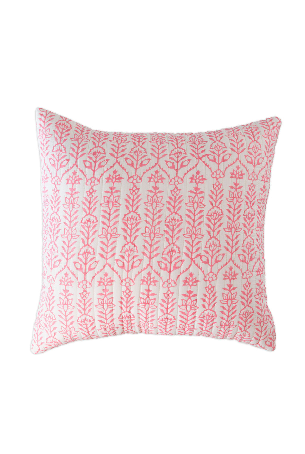 DANA SMALL DESIGNS Throw Pillow Flower Row Pink Lotus