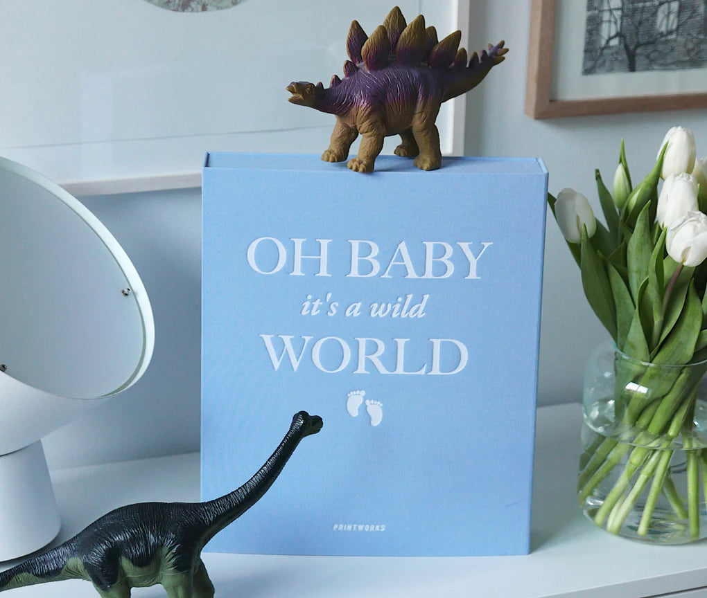 PRINTWORKS Photo Album - Baby It's A Wild World Blue