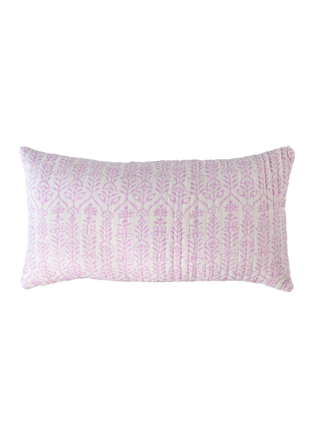 DANA SMALL DESIGNS Throw Pillow Flower Row Lilac