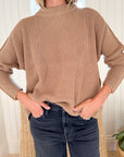 FRANK & EILEEN Montecito Sweater Camel