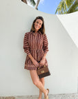 OMIKA Tula Mini Dress Espresso