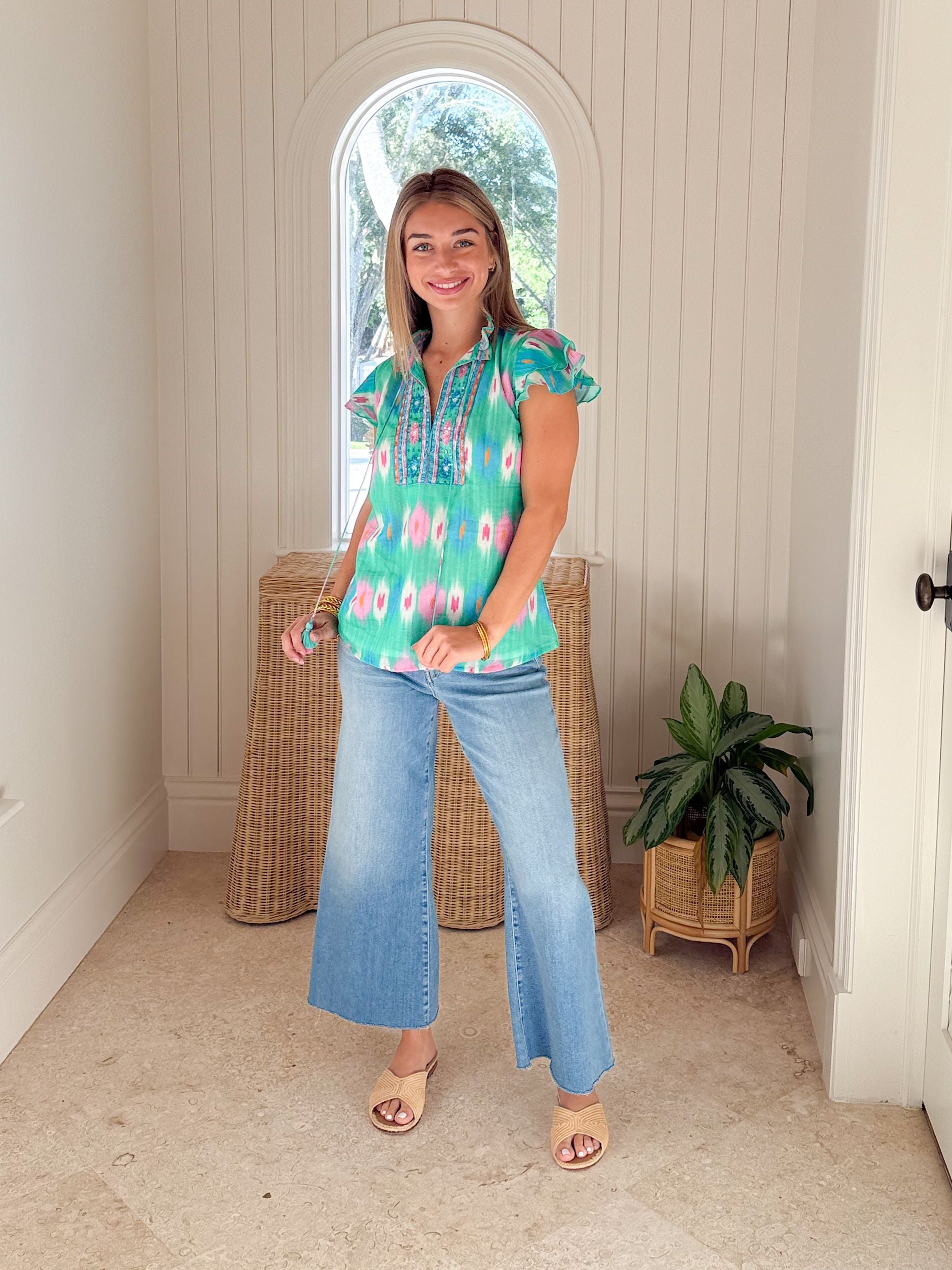 FINAL SALE BELLA TU Camden Top Mint