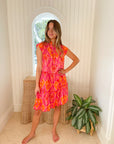 FINAL SALE FEATHER & FIND Mumu Dress Joy Frequency