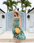 CARA CARA Carmen Dress Samara Green