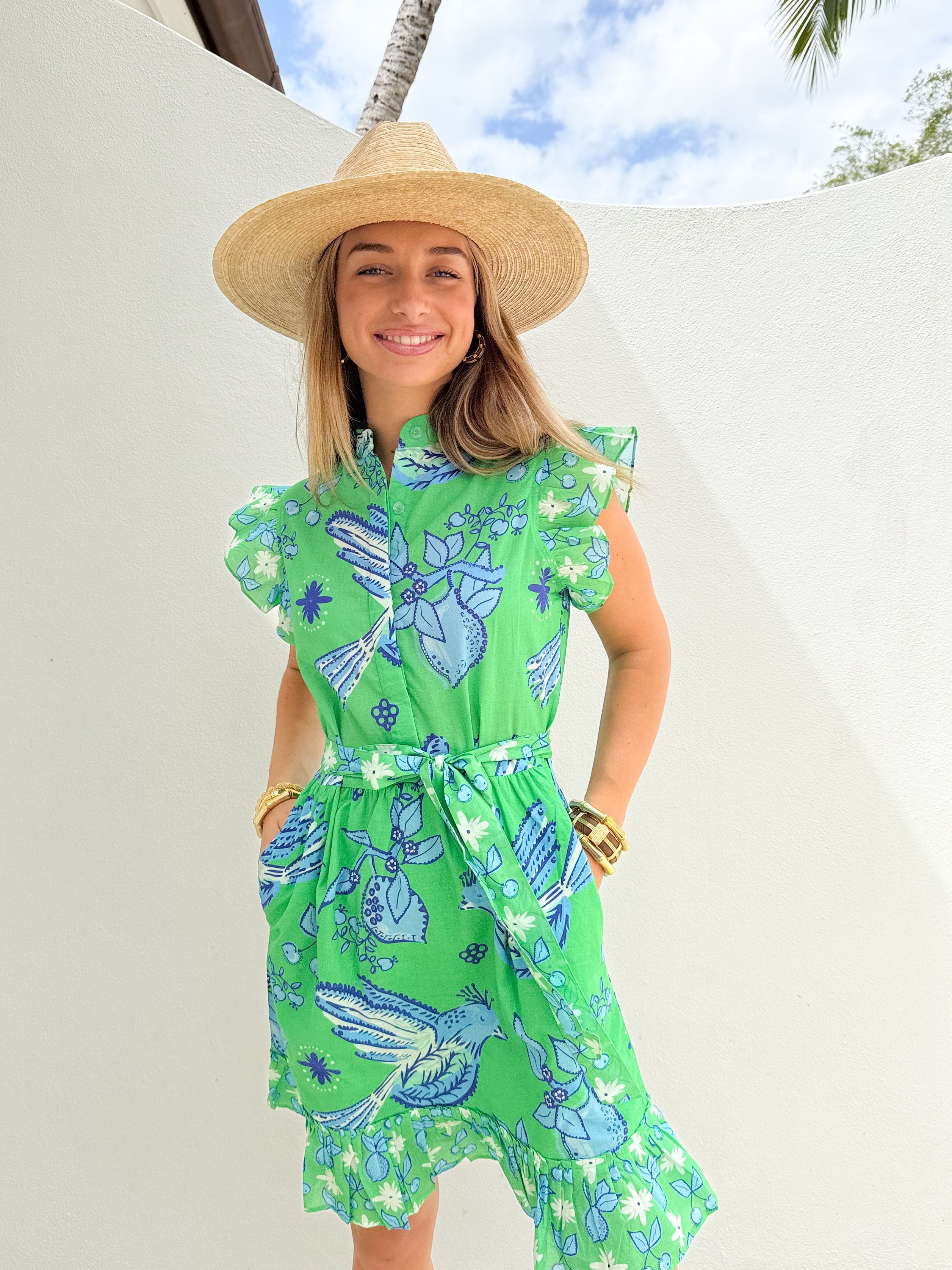 SHERIDAN FRENCH Miller Dress Maritime Songbird